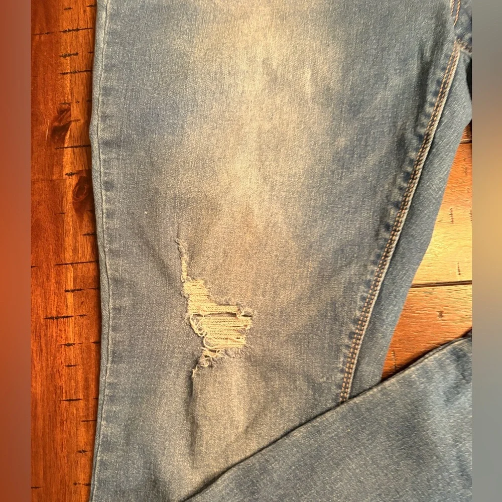 Indigo Poppy Distressed - Size 16 - Fun, Stretchy, Comfortable - Picture 6 of 13